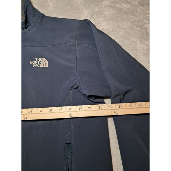 The North Face Jacket Mens Medium Blue Full Zip Apex Soft Shell Winter Outdoors - Picture 7 of 10